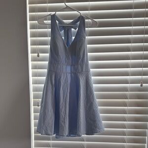 Size 9 blue dress with bow